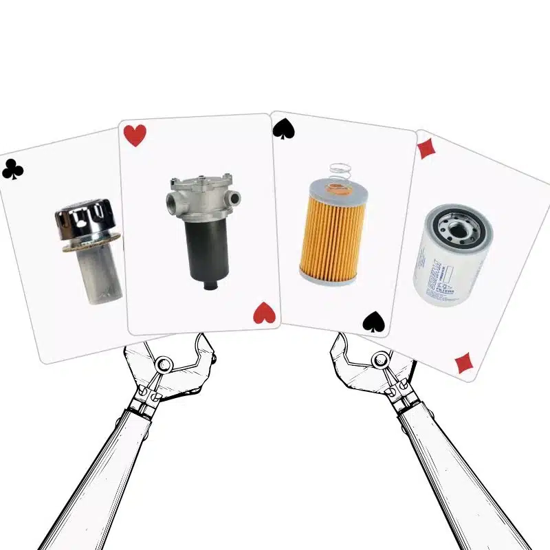 Famille de filtres hydraulique.