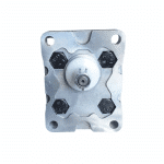 Pompe hydraulique taraudée Gr1 fixation 4 trous arbre conique 1-8 vue de face.