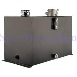 Réservoir hydraulique 100 litres équipé filtre retour bouchon de remplissage et raccord aimanté