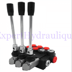 Distributeur trois fonctions : deux double effet et une simple effet.