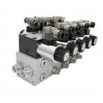 Distributeur hydraulique électrique 50L 4 fonctions + limiteur
