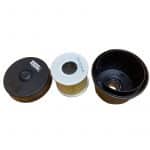 Filtre à erreur avec support et cartouche filtrante