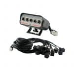 Boitier de commande électrique 5 fonctions avec câblage BY PASS notamment utilisé pour les commandes CETOP3 ou CETOP 5