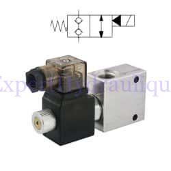 Electro-vanne normalement fermé 12 Volts blocage total et bidirectionnel en position neutre