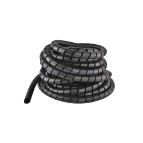 Protection noir spirale pour tuyau Une protection en spirale noir pour les tuyaux et flexibles hydraulique.