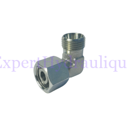 Raccord coudé 90 égal Métrique série L mâle - femelle.