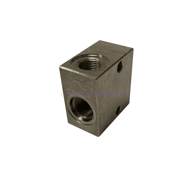 Bloc d'électrovanne hydraulique 38 BSP côté sonde