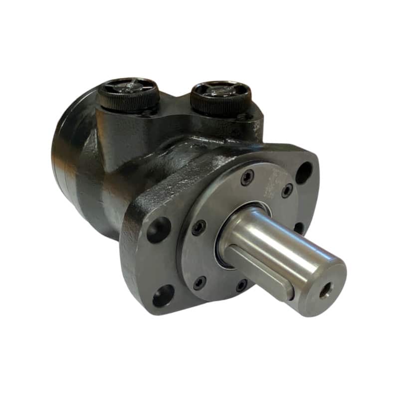 Moteur-hydraulique-OMP-OMR-4-trous-arbre-32mm Moteur hydraulique OMR, OMP avec un arbre de 32 mm et une fixation 4 trous.