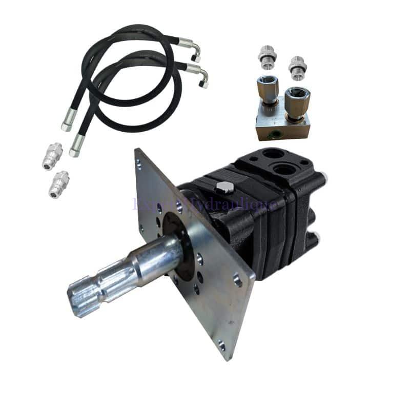 Prise de force hydraulique avec moteur OMS. Kit prise de force hydraulique pour obtenir 540 tours par minute.