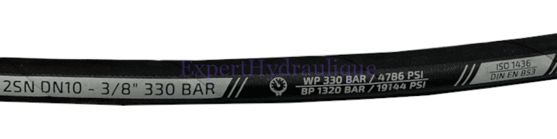 Ecriture sur flexible 2SN dn 10