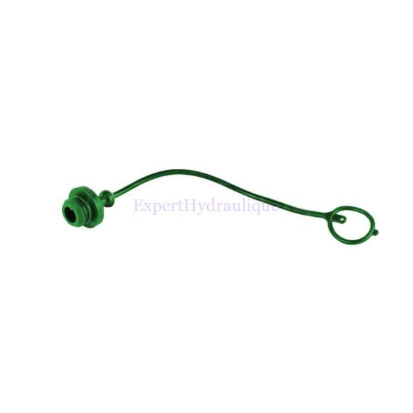 Protection coupleur femelle 12 vert Protection pour coupleur femelle ISO-A 1/2 de couleur vert.