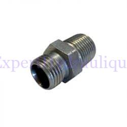Raccord droit adaptateur mâle 8 NPT - mâle M16X150 10L.