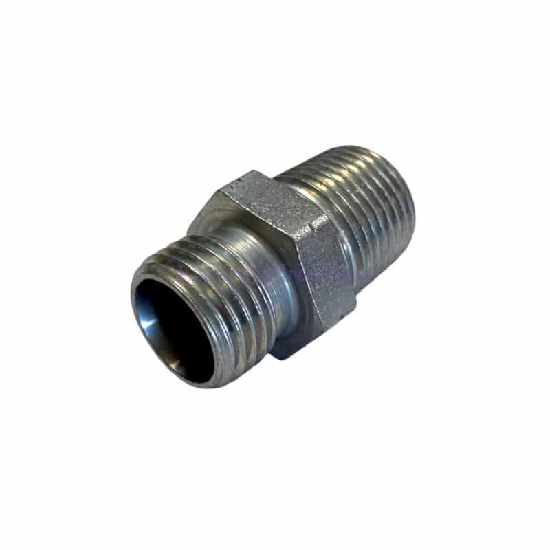 Raccord droit adaptateur 38 NPT - M16X150 10L Raccord droit adaptateur mâle 8 NPT - mâle M16X150 10L.