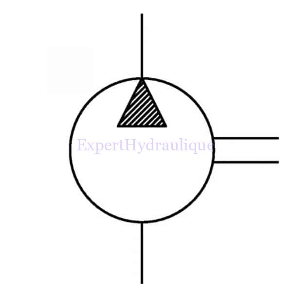 Schéma hydraulique pompe groupe 3 Casappa.