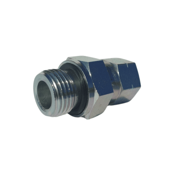 Raccord-adaptateur-Male-BSP-et-Femelle-JIC Raccord de réduction avec un côté Mâle 1/2 BSP et l'autre en Femelle 3/4 UNF.
