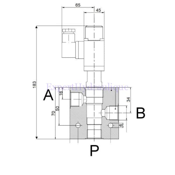 Diviseur de débit proportionnel 90L/min à commande électrique – Image 4