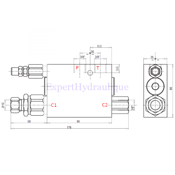 Valve de retournement de charrue