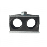 Colliers de serrage pour 2 tuyaux hydraulique.