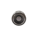 Coupleur hydraulique femelle de frein de remorque vue de haut.