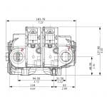 Distributeur Centre à Suivre 2 fonctions 80L SDM-122/2 chargeur cotes