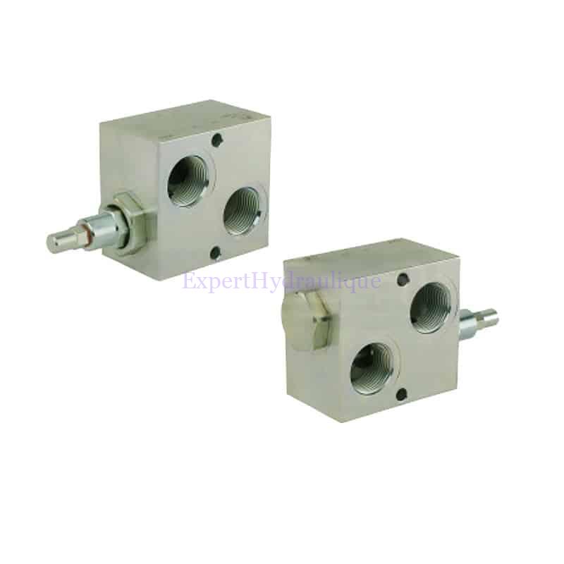 LIMX1A100R50350UNI Limiteur de pression 1'' uni directionnel 160 l/mn.