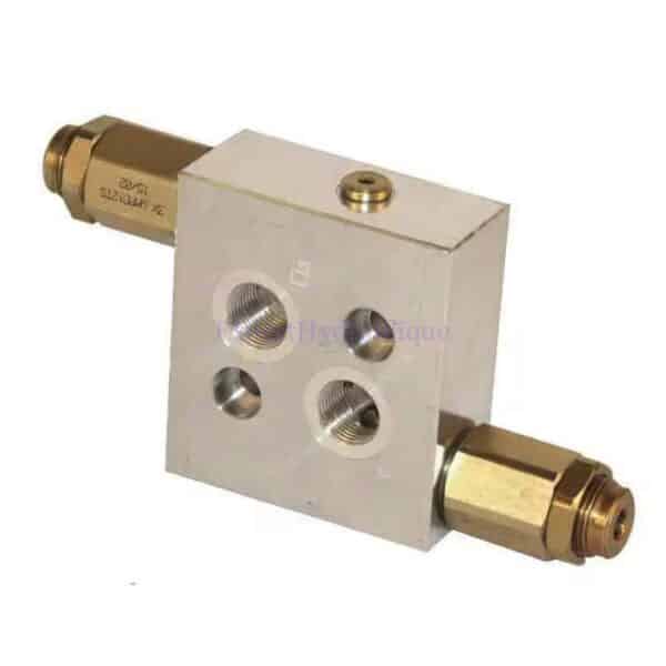 Limiteur de pression OMT double à flasquer directement sur la gamme de moteur OMT SMT BMT.