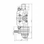 Côtes latérales distribtueur 90L 8 fonctions type pelle retro