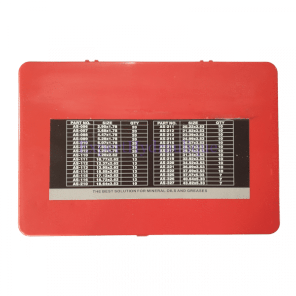 Mallette 382 pièces joints toriques pouce-inch.