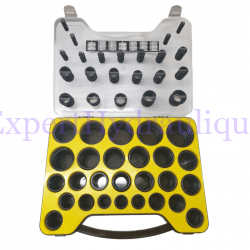 Mallette de joints toriques pour engins CAT et JCB.