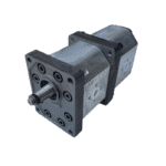Pompe hydraulique double 33 + 33 cm3 avec brides
