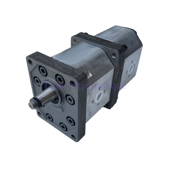 Pompe hydraulique double 33 + 33 cm3 avec brides