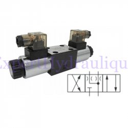 Distributeur CETOP A B T communicants P fermé - A B régulé.