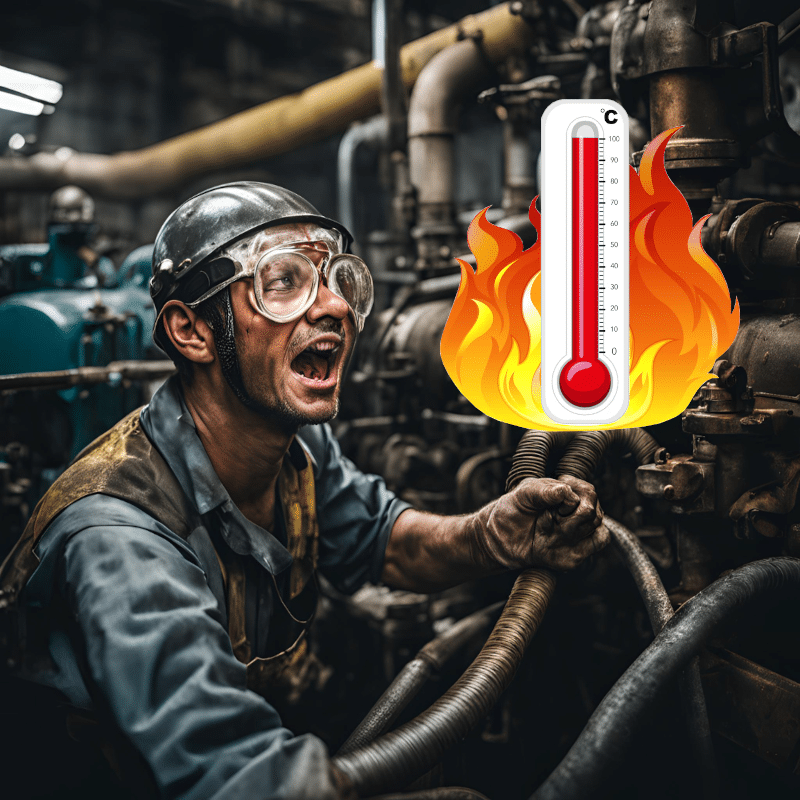 Mon circuit hydraulique chauffe beaucoup