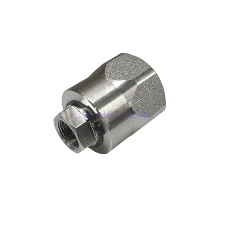 Valve à visser femelle coté mâle Valve à visser femelle coté mâle.