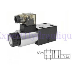 Distributeur électrique CETOP A B P T fermé-parallèle.