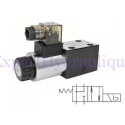 Distributeur électrique CETOP A B communicant vers P-parallèle.