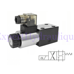 Distributeur électrique CETOP A communicant vers T-croisé.