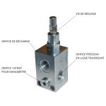 Limiteur de pression simple avec descriptif produit.