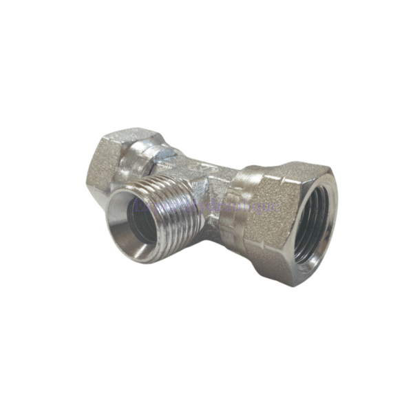 Raccord té égal Femelle – Male – Femelle BSP Raccord té égal Femelle – Male – Femelle BSP.