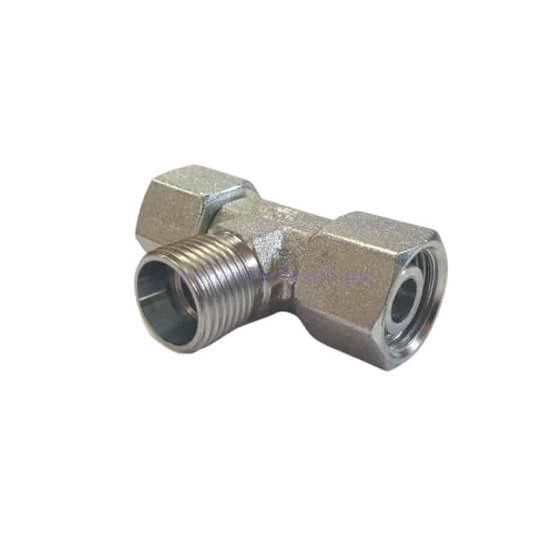 Raccord té égal Femelle – Male – Femelle Métrique Série L Raccord té égal Femelle – Male – Femelle Métrique Série L et S