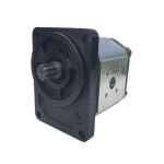 Pompe hydraulique G2 4 trous arbre conique cannelé 9 dents.