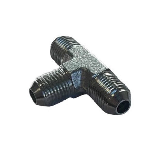 Raccord té égal Mâle – Mâle – Mâle JIC (UNF) – Image 1