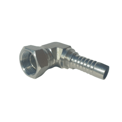 Embout à sertir coudé 90° femelle compact – Série BSP 60°