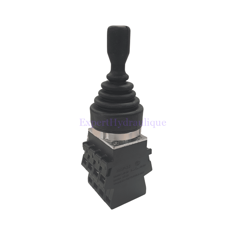 Joystick électrique non cranté 2 fonctions trou de montage 30mm Joystick électrique non cranté 2 fonctions trou de montage 30mm
