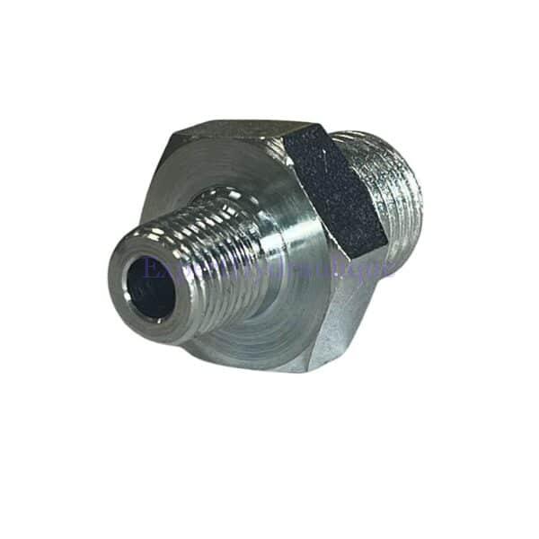 Raccord droit réduction mâle 1/4 BSP - mâle 1/8 BSPT – Image 2