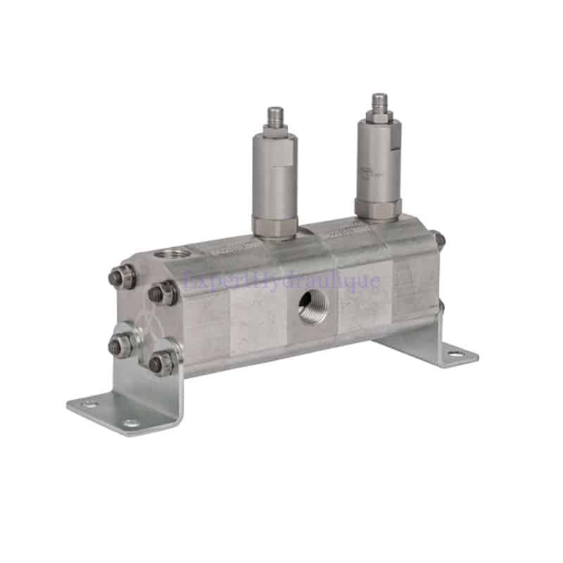 Diviseur de débit volumétrique + vannes d'équilibrage 3 - 8,4 L_min Diviseur de débit volumétrique + vannes d'équilibrage 3 - 8,4 L_min