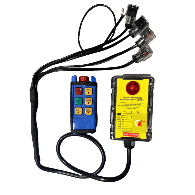 TELECOM16B100M-2 Radio commande 4 boutons avec faisceau 4 prises hirschman