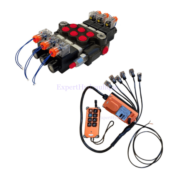 Kit distributeur électrique 3DE 50L_min + kit de commande précâblé