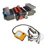 Kit distributeur électrique 4DE 50L_min + kit de commande précâblé
