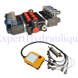 Kit distributeur électrique 4DE 50L_min + kit de commande précâblé